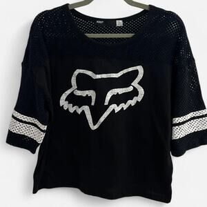 Vintage “FOX Racing” 2000s 2010s Y2K Graphic Tee/Jersey Top
